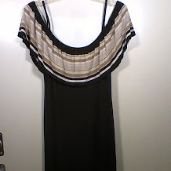 Bailey 44 Black Tan Summer Dress Size: M - Picture 12 of 12
